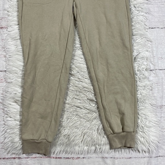 Something Navy Tan Bridget Button Waist High Rise Sweatpants - Picture 8 of 10